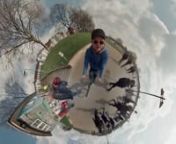 First attempt to create a 360° spherical panorama video using 6 GoPro Cameras in 3D printed mount. And it works! :)nnMore Information here: http://www.jonasginter.de/360-grad-video-mit-6-gopro-kameras/nnmusic:nThe Custodian of Recordsnhttp://freemusicarchive.org/music/The_Custodian_of_Records/She_Hate_Me/Your_Blogs_in_my_businessnnCopyright: Attribution-Noncommercial-Share Alike 3.0 United States: http://creativecommons.org/licenses/by-nc-sa/3.0/us/