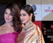 Throwing back to the time ICONIC beauties Priyanka Chopra Jonas and Late Sridevi Ji graced an event. It is the year 2017 and we have the two most elegant ladies from the Hindi Film Industry walking the red carpet together, it really couldn’t have got any more historic than this! Global icon Priyanka Chopra during the time had returned to her home turf and attended the awards night with a pop of pink. The Desi Girl in a pink off-shoulder gown owned the red carpet with her sheer presence. While