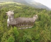 **This footage is managed exclusively by Viralvideouk.com. If you wish to license this footage please contact Info@viralvideouk.com**nnA church - built in the form of a giant chicken.In Magelang District, central Java, Indonesia.Near a lookout due west of Borobudur, where we shot https://vimeo.com/54854581.It was while packing up that flight that a friend spotted the great bird&#39;s crown, peeking out of the canopy in the distance.And so we discovered the Chicken Church.And I had one batt